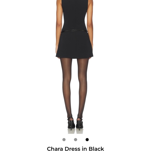 NWT superdown Chara Black Sleeveless Mini Dress Size S - Picture 3 of 3